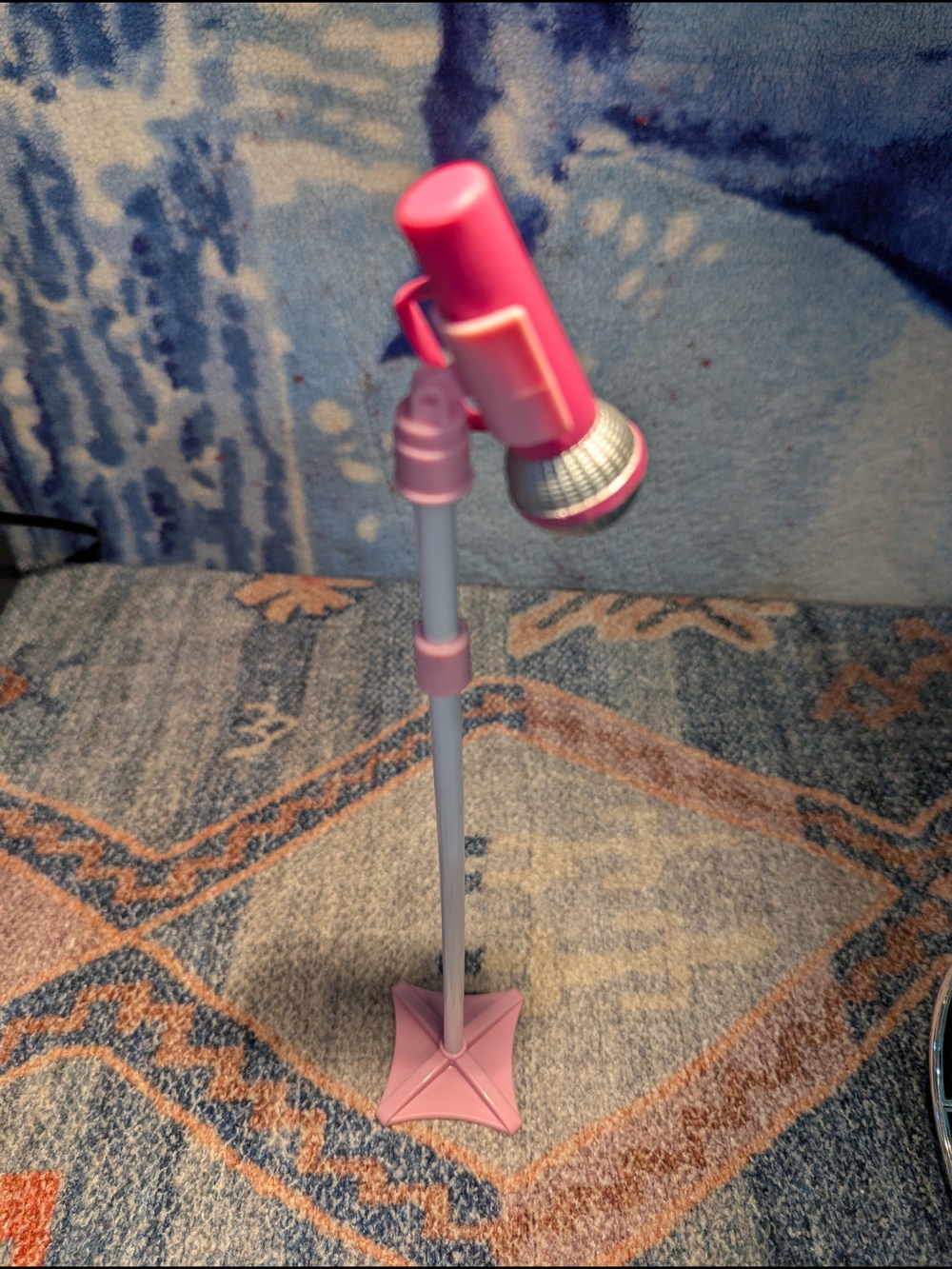 My Life Kids Pink Toy Microphone with Stand - Picture 5 of 5